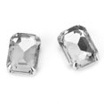 thumbnail image 4 of 10 Pcs Rectangle Couture Strass Verre Cristal Griffe Accessoires de Vêtements DIY (Blanc), 4 of 9