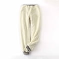 thumbnail image 4 of Womens' Warm Legging plus Size 50% Off on Clearance Printed Leggings With Elastic Drawstring Pockets And Thick Insulation Pants, 4 of 5