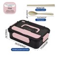 thumbnail image 2 of Dvkptbk Larg Lunchbox Compartment Lunch Box Large Capacity Plastic Microwave Oven Lunch Box with Cutlery Work Students Portable Lunch Box Set Kitchen Essentials, 2 of 6
