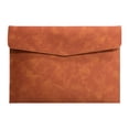 thumbnail image 1 of Leodye Magnetic Lock Leather File Bag - A4 Briefcase for Business, 1 of 6