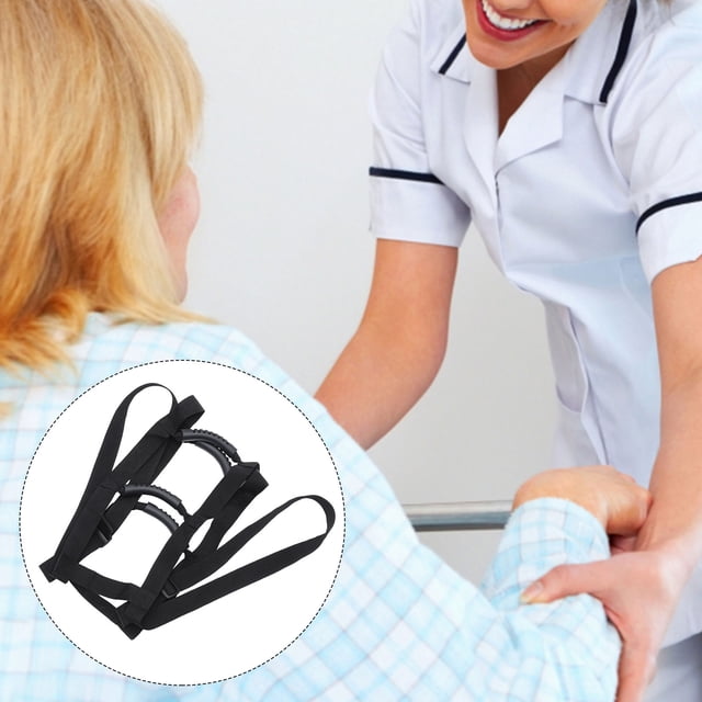 PAMINGONO elderly assistance tools bed handle bedside assist Black for home care 1Pack