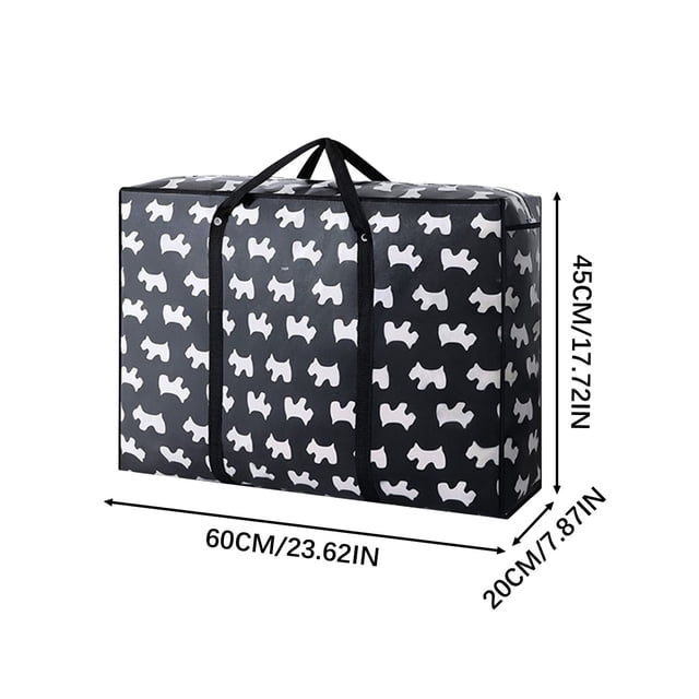 Organisateur de Sacs de Rangement Très Grand, Sacs de Rangement Réutilisables avec Poignées et Fermetures Éclair Robustes, Sac de Déménagement Lavable Ultra Résistant, Organisateur pour Garde-Robe et sous le Lit pour Literie, Couverture