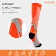 thumbnail image 4 of 6 Paires de Bas de Compression pour Femmes Hommes Circulation 20-30 mmHg Bas de Compression pour Course Infirmière Enflure Voyage Vol, 4 of 7