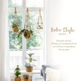 thumbnail image 4 of 3pcs Macrame Plant Hangers, Indoor Different Size Hanging Planter Baskets Flower Pot, 4 of 5