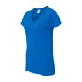 thumbnail image 1 of Gildan - T-Shirt à Col en V pour Femmes en Coton Épais, 1 of 1