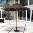 thumbnail image 1 of Galtech 9 ft. Light Wood All Purpose Wood Umbrella - Olive Green Suncrylic, 1 of 1