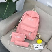 Renjiang School Backpacks Backpack with Lunch Bag and Pencil Case Teen 3 in 1 Bookbags School Bag SetTeen Backpack