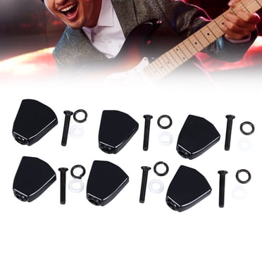 6 Pcs Bouton de Touche d'Accordage de Poignée de Machine Guitare, Boutons de Tête de Machine en Métal de Remplacement pour Guitare Acoustique Électrique
