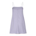 thumbnail image 4 of FcBaudy Robe Sans Manches à Encolure Carrée, Robes pour Femmes, Robes d'Été pour Femmes Mode Femmes Été Décontractée Unie avec Poches Camis Sans Manches Robe Mini Robe Femme, 4 of 6