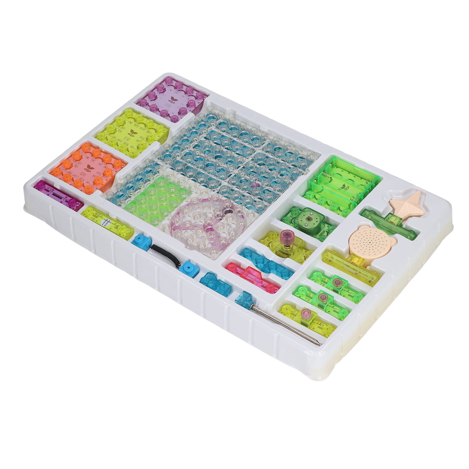 Electronics Building Block Kit,Circuit Building Kit Builder Circuit Builder Kids Circuit Board Building Kit Top Tier Quality
