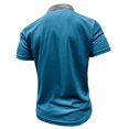 thumbnail image 4 of Pntutb T-Shirts pour Hommes Liquidation Hommes Décontracté Chic Manches Courtes Col Rabattu Chemise à Boutons Blouse, 4 of 5