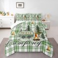 thumbnail image 2 of Erosebridal Ensembles de Couette Vintage de Camping Format Simple, Couettes et Duvets Rustiques de Style Ferme, Décor à Thème Campeur, Réversible, 2 of 7