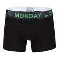 thumbnail image 4 of Men Underwear Mid Length Mid Waist Weekday Underwear Boxers Shorts Green L, 4 of 4