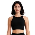 thumbnail image 1 of Yuyuzo Sports Bras for Women Wireless High Support Seamless Stretchy Full Coverage Active Workout Crop Tank Tops, 1 of 5