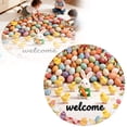 thumbnail image 4 of TIELUTT Round Easter Bunny Shaped Welcome Mat 2026 Easter Absorbent And Wear Mat Round Easter Rug Sizes 40CM/60CM/80CM Fuzzy Couch Blanket Area Rug And Set Blankets Dark Throw Decorative Throw Blanket, 4 of 8
