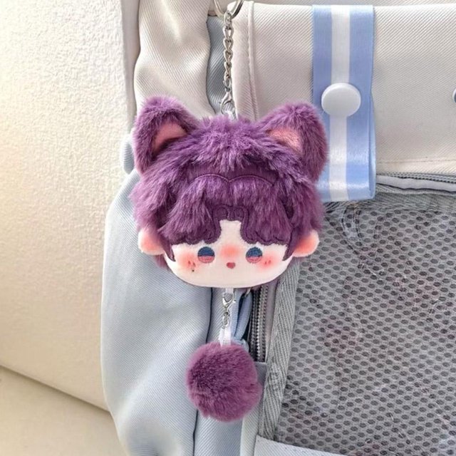 Game Love And Deepspace Xavier Sylus Rafayel Cosplay Keychain Plush Figure Doll Keyring Key Chain Bag Backpack Pendant Prop Gift H8Q7