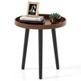 thumbnail image 1 of Costway 1 PCS Round Side Table Sofa Coffee End Accent Table Nightstand Home Furniture, 1 of 10