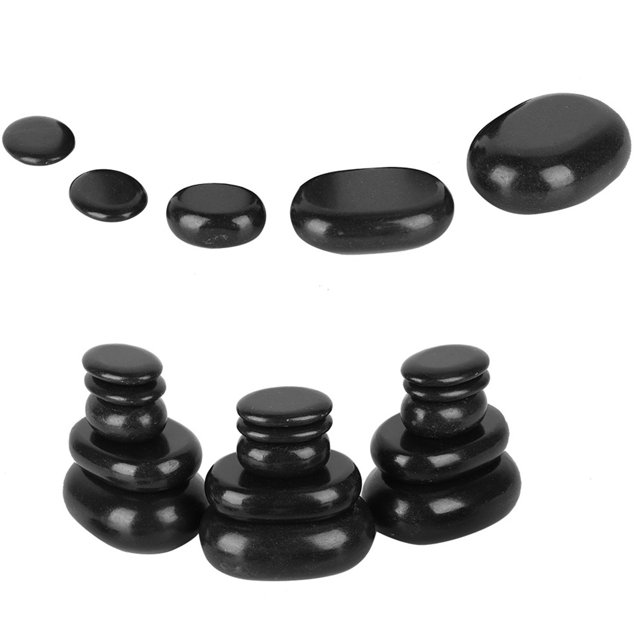 Basalt Stone,20Pcs/Set Hot Spa Black Spa Stone Foot Spa Stone Massage Highly Recommended