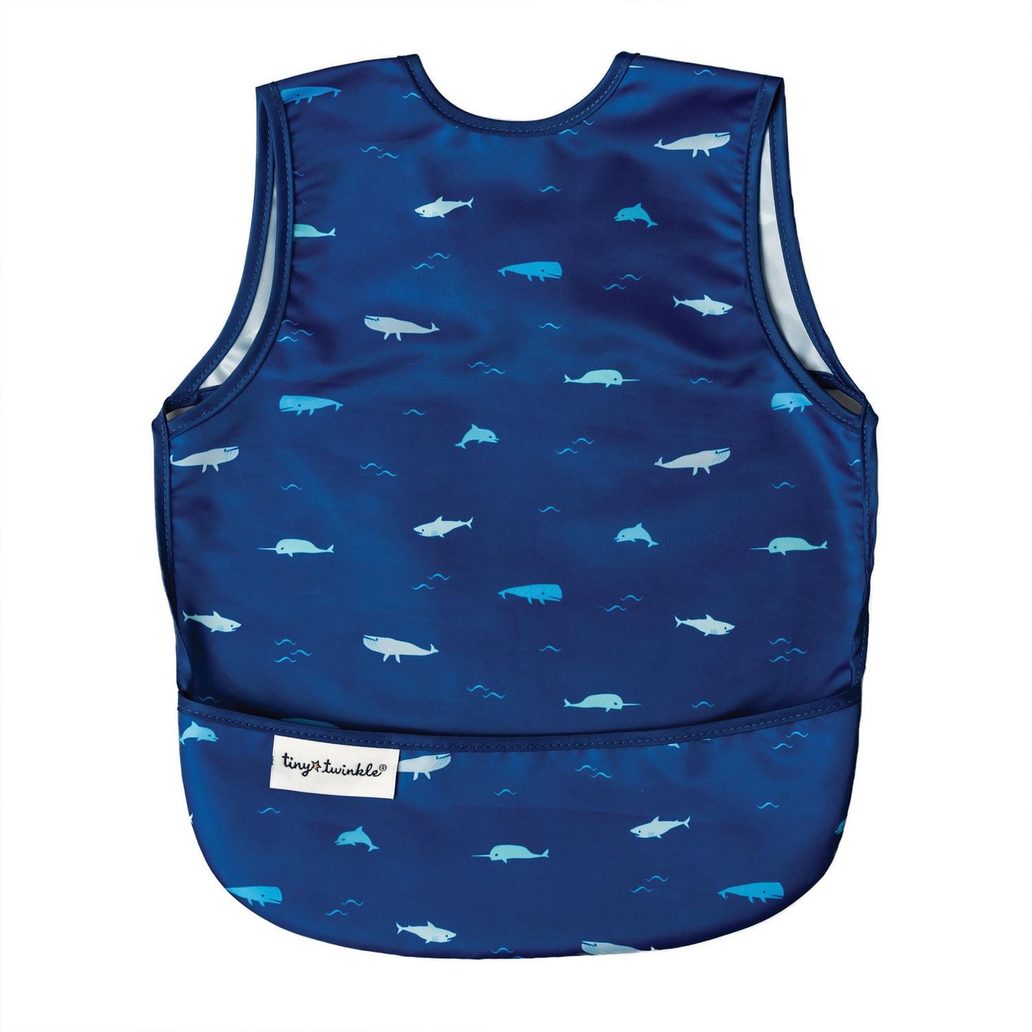 Tiny Twinkle - Baby - Mess-Proof Apron Bib - Waterproof - Machine Washable - Ocean Life
