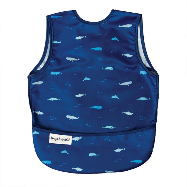 Tiny Twinkle - Bébé - Tablier anti-gâchis - Imperméable - Lavable en machine - Ocean Life
