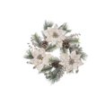 thumbnail image 1 of Poinsettia And Pinecone Wreath, 1 of 3