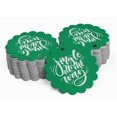 thumbnail image 2 of Inkdotpot Real Silver Foil Jingle All The Way Christmas Tags Favor Hang Paper Tags 50 Pieces, 2 of 6
