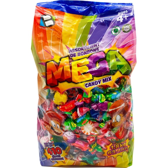 Mega Candy & Gum Mix - Assorted 410pcs Bag
