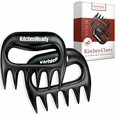 thumbnail image 2 of KitchenReady Pulled Pork Shredder Claws & BBQ Meat Forks - Paws for Pulling Brisket from Grill Smoker or Slow Cooker - Shredding Handling & Carving, 2 of 4