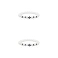 thumbnail image 2 of Redempat Fashionable And Comfortable To Wear Unisex Beaded Bracelets For Everyday Chic porcelain white 2Set, 2 of 6