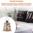 thumbnail image 3 of serony Candle Stick Holders with Hanging Handle Wood Handmade Lantern Decoration Retro Style Candlestick Lamp Table Accessories, 3 of 6