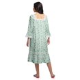 thumbnail image 3 of Moomaya Chemise de Nuit Évasée en Coton pour Femmes, 3 of 6