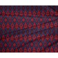 thumbnail image 4 of oneOone Polyester Lycra Tissu Imprimé Géométrique Ikat BTY 56 Pouces de Large, 4 of 4