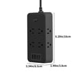 thumbnail image 3 of Us Specification Socket Smart Plug Household Plug Board Multifunctional Port Plug Large Probability Output Multiple Security Certificates Overload Protection Smart Plug with Usb, 3 of 7