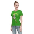 thumbnail image 4 of T-Shirt Basique à Manches Courtes pour Femmes Sailor Moon Lièvre Lunaire, 4 of 6