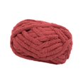 thumbnail image 2 of Tnarru Chunky Wool Yarn Jumbo Yarn Washable Hand Knitting DIY Weight Yarn Bulky Yarn for Tapestry Bed Fence Throw Rug Making Deep Red, 2 of 8