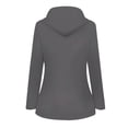 thumbnail image 3 of Manteaux de Printemps pour Femmes Manteau de Pluie Uni Extérieur Plus Imperméable Imperméable à Capuche Coupe-Vent Manteaux Unis Manteau d'Extérieur Coupe-Vent pour Femmes en Liquidation, 3 of 4