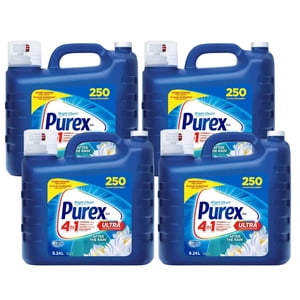 Purex After The Rain Ultra Concentrated Laundry Detergent - 250 Wash Loads(4/Case)-TOTAL 1000 LOADS
