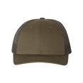 thumbnail image 1 of Richardson Low Pro Trucker Cap, M-L, Chocolate Chip-Grey Brown, 1 of 2