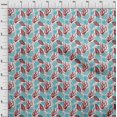 thumbnail image 4 of oneOone Velvet Red Fabric Sea Shells Ocean Sewing Craft Projects Fabric Prints By Yard 58 Inch Wide, 4 of 4