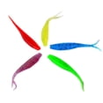 thumbnail image 4 of Tail Swimbaits 2.7 Inch Two Tone Color Swim 10/20 Pcs Fishing With Soft Fishing Tiny Tails Swim Fishing Soft PlasticBaits Tail Swim For Fishing Catfish Baitcaster Catfish Baitcaster Combo Baitcaster, 4 of 4
