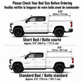 thumbnail image 3 of 2007-2013 GMC Sierra 1500 | 2007-2014 Sierra 2500 3500 HD | 6’6″ Bed and 8′ Bed | Not Compatible for Silverado | Bolt-Riveted Rugged Style Fender Flares | Paintable Smooth Wheel Flare Cover | 4 PCS, 3 of 11