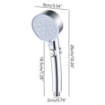 thumbnail image 2 of XZNGL Low Water Pressure Shower Head Household Bath Bathroom Shower Supercharged Household Bath Shower Super Strong Rain Shower Head Shower Head for Low Water Pressure, 2 of 2