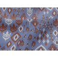 thumbnail image 4 of oneOone Viscose Jersey Fabric Block & Geometric Ikat Printed Craft Fabric BTY 60 Inch Wide, 4 of 5