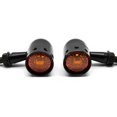 thumbnail image 3 of Krator 2pcs Black Motorcycle Turn Signals Blinkers Lights Compatible with Vespa Sport Sprint Rally Primavera Grande, 3 of 6