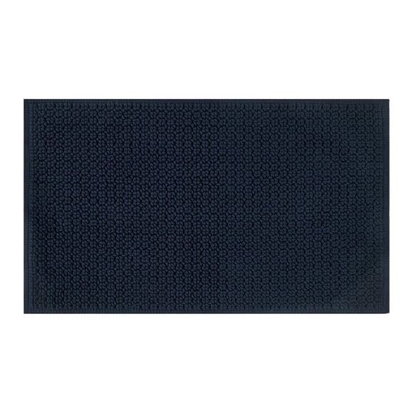 Tapis de bain doux bouclé Signature Better Homes & Gardens, bleu amiral, 20" x 34"