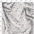 thumbnail image 3 of Soimoi Brown Poly Georgette Fabric Stars Star Print Sewing Fabric Yard 42 Inch Wide, 3 of 6