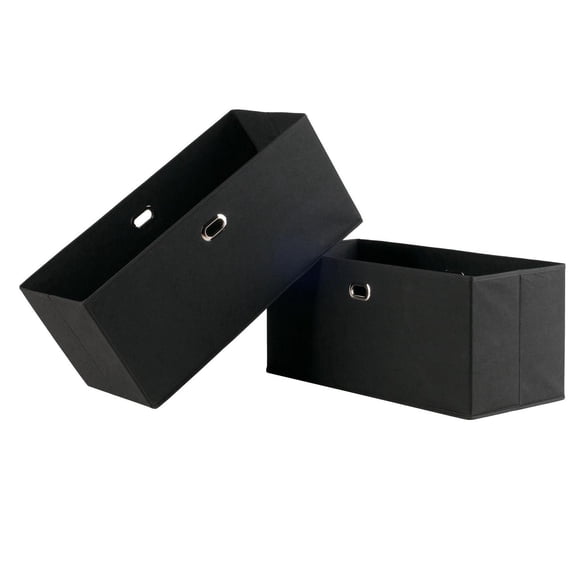 Winsome Torino 2 Piece Folding Fabric Basket Set