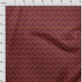 thumbnail image 3 of oneOone Tissu Polyester Lycra Feuilles & Floral Imprimé au Mètre 56 Pouces de Large, 3 of 4