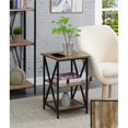 thumbnail image 1 of Convenience Concepts Table d'Appoint Tucson avec Étagères en Finition Bois Caramel, 1 of 6