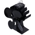 thumbnail image 4 of Blade Stove Fan,Stove Fan Single Head Heat Powered Fireplace Fan Heat Powered Fan Advanced Technology, 4 of 14